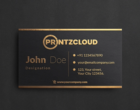 Raised Foil Visiting Card